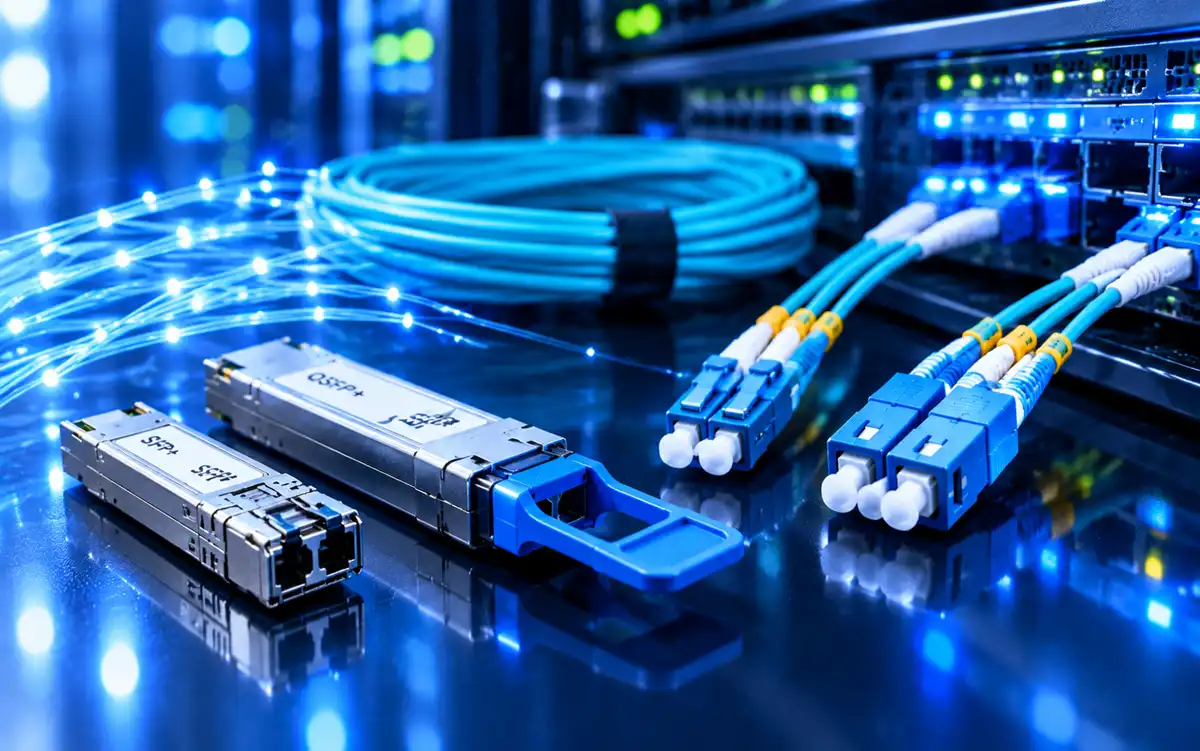 Modul Optik (SFP+/QSFP) & Patch Cord